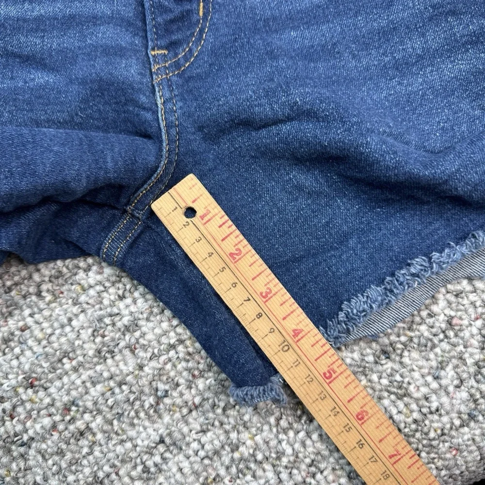 Levi's Shorts Womens 4 Fits 26x4.5 Cut Off Heritage High Rise Blue Denim